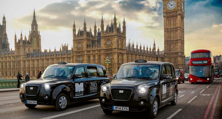 Ahora son eléctricos los icónicos taxis negros de Londres