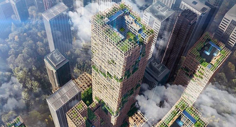 Así será el rascacielos de madera más alto del mundo