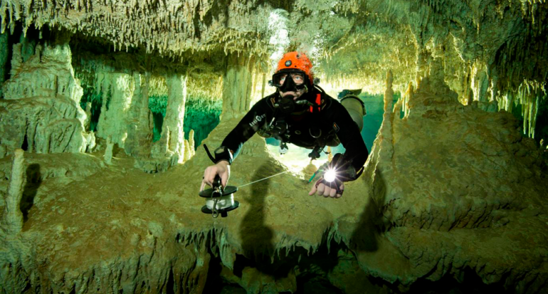 Descubren en México un sitio arqueológico bajo el agua