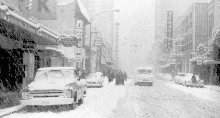 El 11 de enero de 1967 nevó por última vez en la Ciudad de México