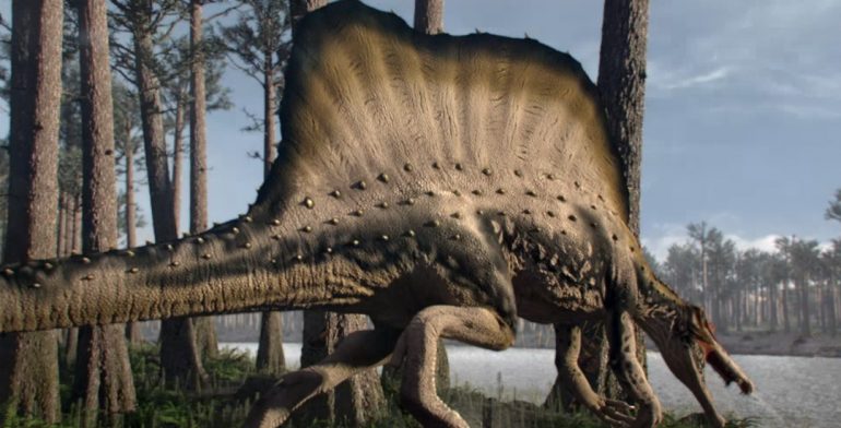 El primer dinosaurio semiacuático