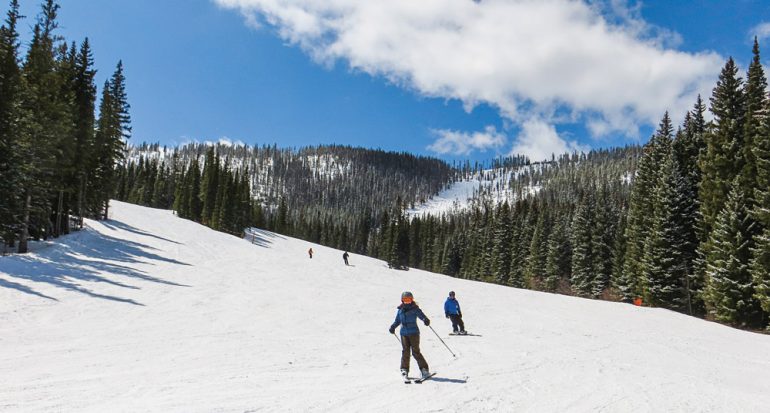Esquí en el lado desconocido de Colorado