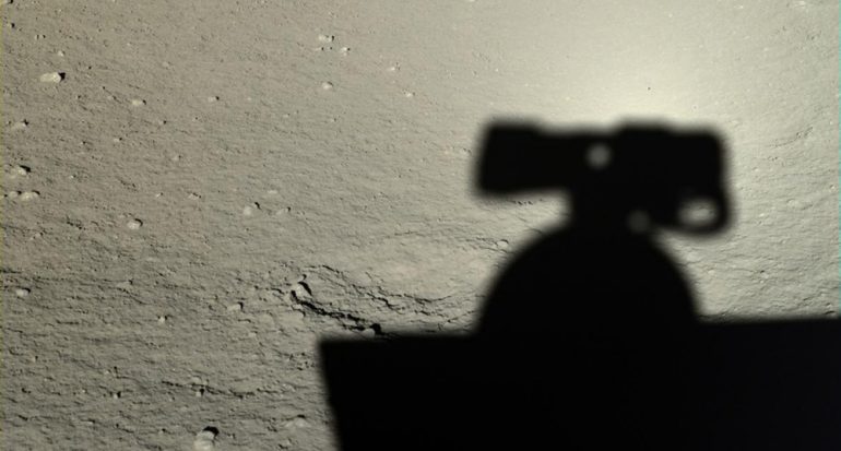 Fotos del aterrizador lunar de China
