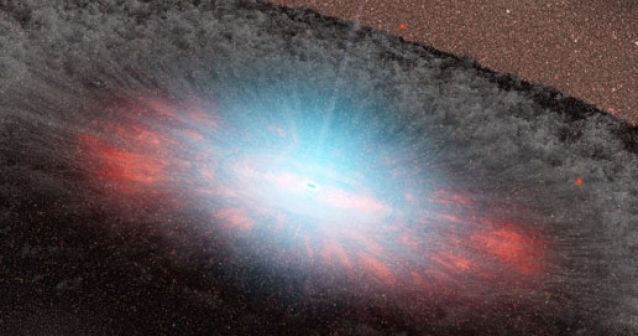 Hoyo negro almacena la mayor cantidad de agua en el universo