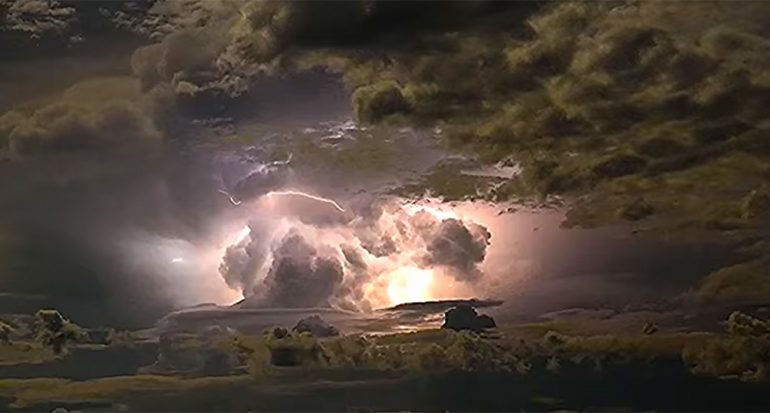 Impresionante video de una tormenta eléctrica en Australia