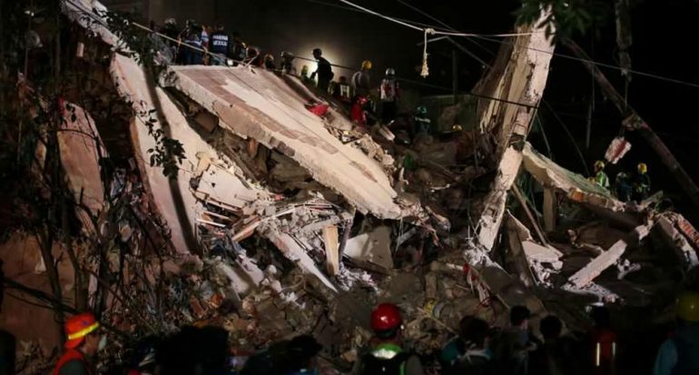 Imágenes del devastador terremoto en la Ciudad de México