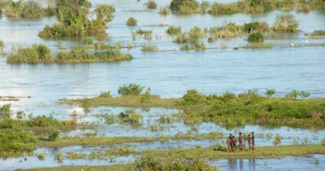 Inundación épica en Mozambique