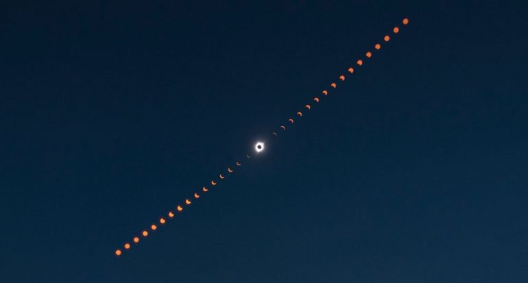 Las mejores fotografías de NASA del eclipse solar total