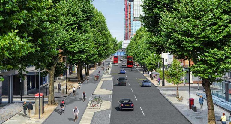 Londres quiere ser paraíso para los ciclistas