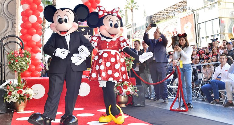 Minnie ya tiene su estrella en el Paseo de la Fama en Hollywood