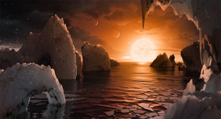 NASA descubrió un sistema planetario a 40 años luz de  la Tierra