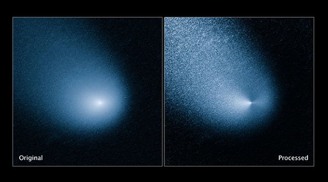NASA retrata cometa que pasará cerca de Marte