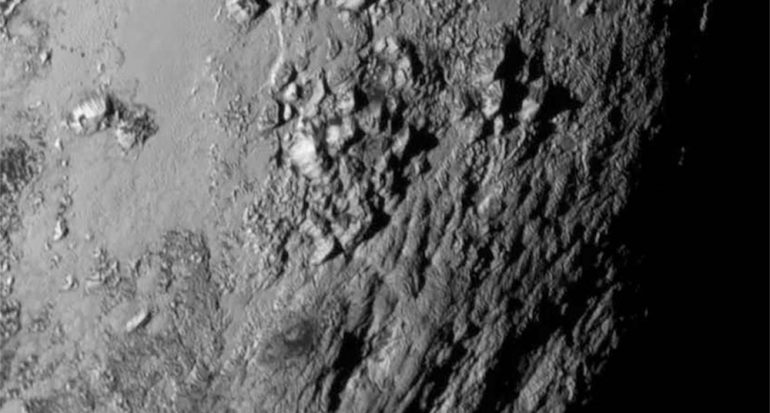 Nuevo descubrimiento: Las montañas heladas de Plutón