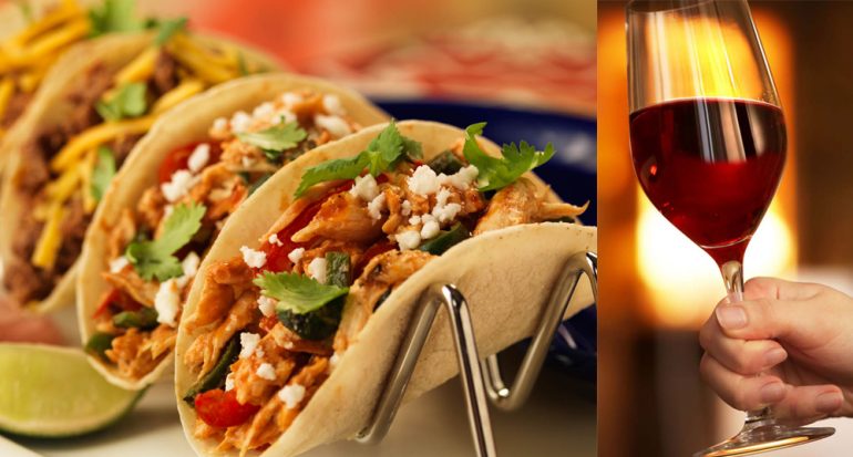 Tacos y vinos puede ser el maridaje perfecto