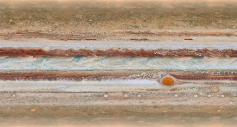 Video revela objeto misterioso en la Mancha Roja de Júpiter