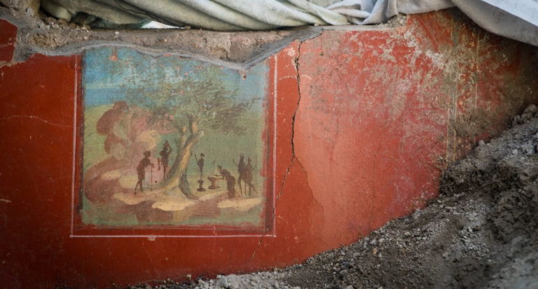 Emerge en Pompeya una casa de más dos mil años