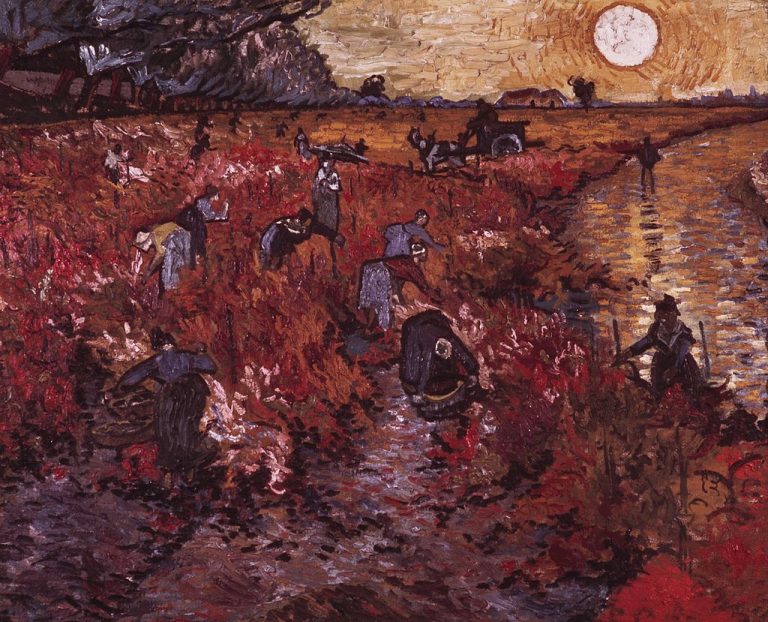 El viñedo rojo de Vincent Van Gogh