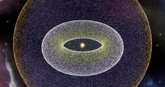 Imagen digital de la Nube de Oort. / Getty Images