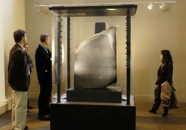 La piedra de Rosetta en el Museo Británico, Londres. / Getty Images