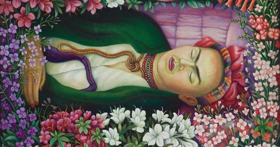 Retrato de la muerte de Frida Kahlo por Arturo Estrada