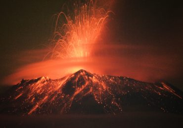 Erupción del Popocatépetl