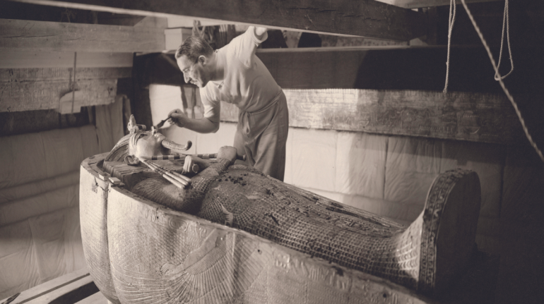 la tumba de Tutankamón