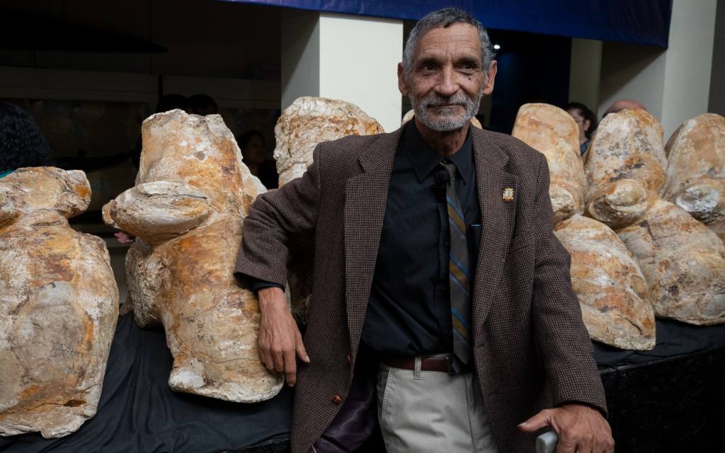 Paleontólogo Mario Urbina