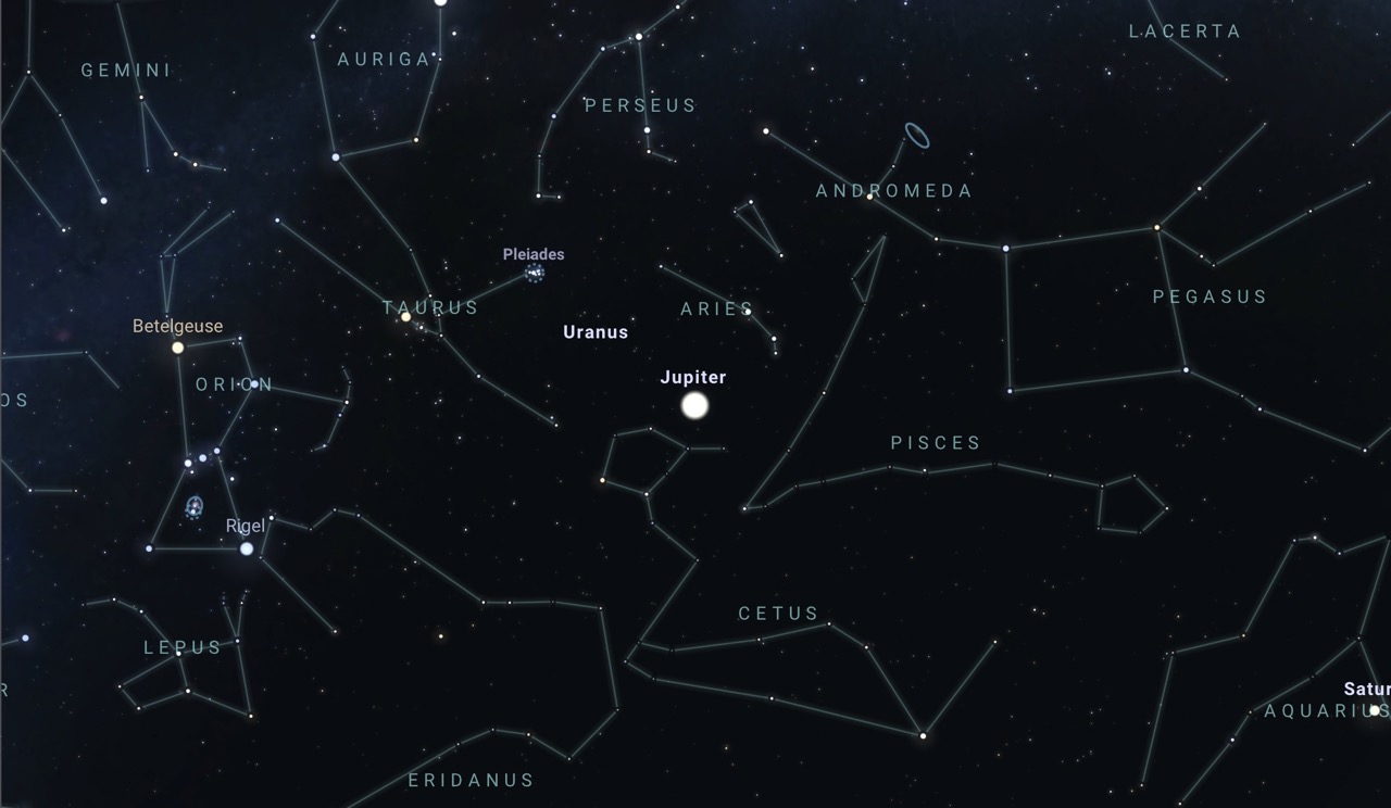 ¿Cómo ver a Urano en el cielo nocturno?