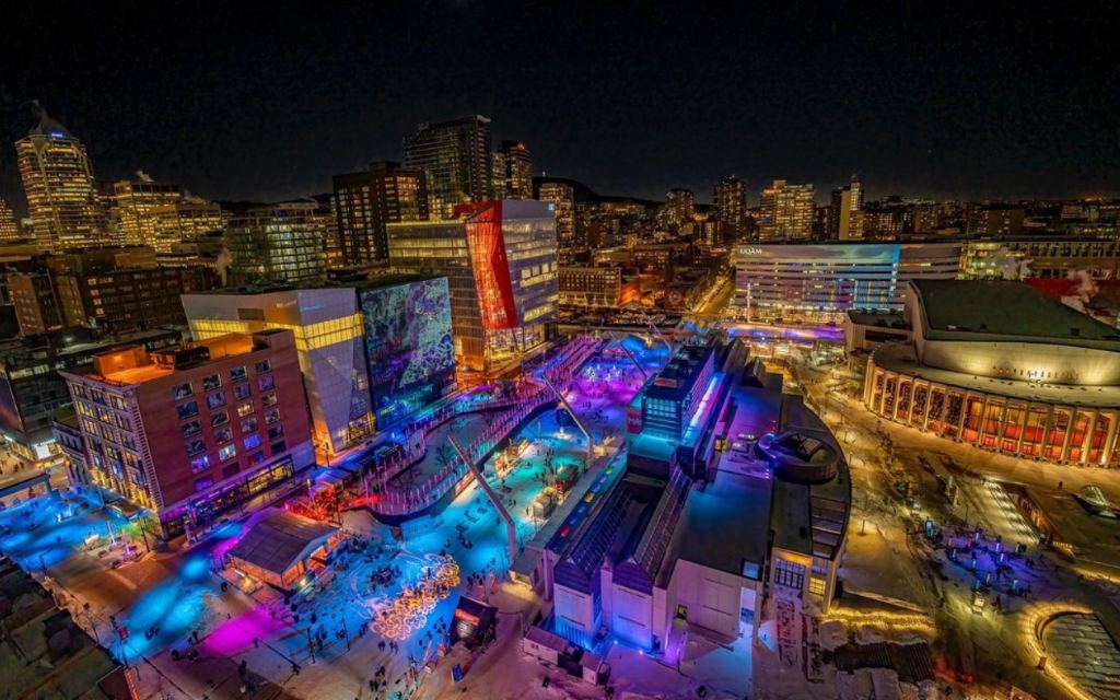 Montreal at Lumière, the impressive festival that illuminates Canada's cold winter
