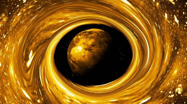 los agujeros negros están alterando la órbita de la Tierra
