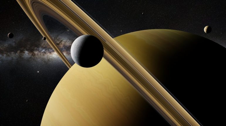 de Titán, una luna de Saturno