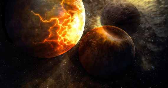 colisiones dieron origen a los planetas