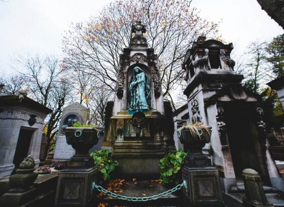 Cementerio del Père-Lachaise, destino de turismo oscuro en París