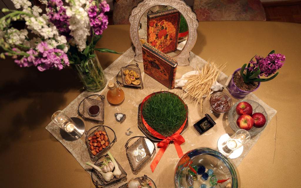 Mesa para Nowruz