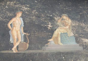 Apolo y Casandra en las ruinas de Pompeya
