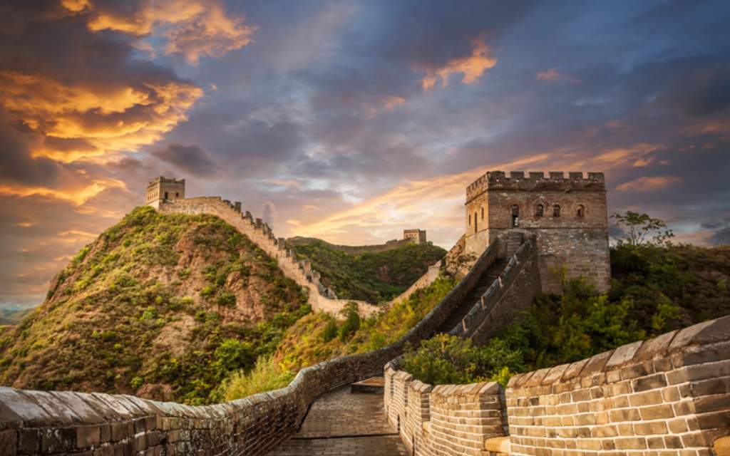 La gran muralla china es una de las siete maravillas del mundo