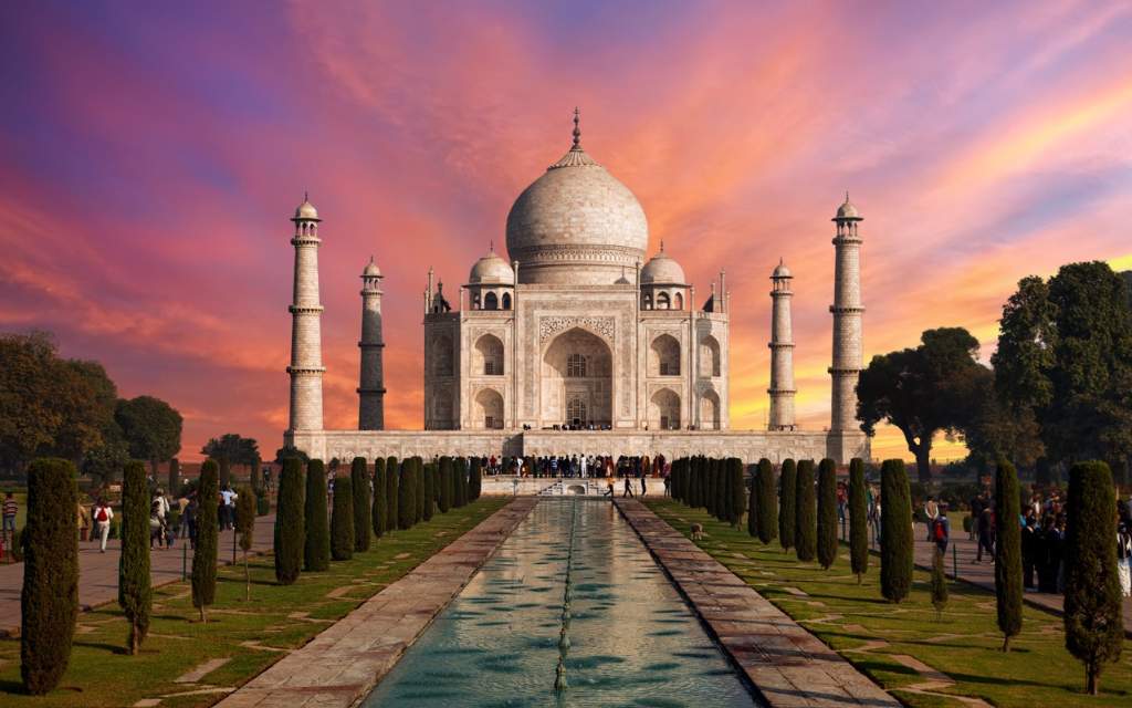 Taj Mahal, una de las siete maravillas del mundo
